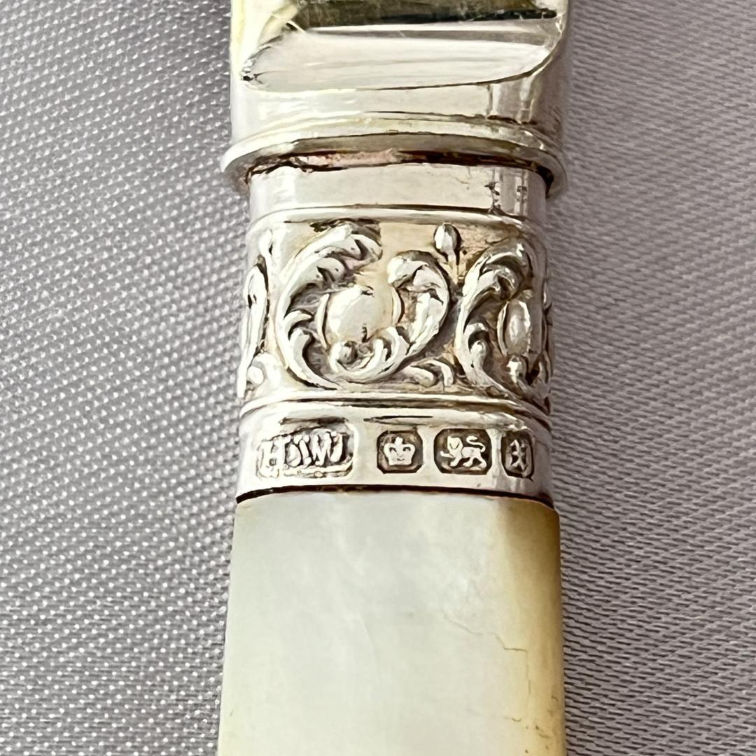 Lee & Wigfull 】【白蝶貝 / 純銀継手】デザートセット