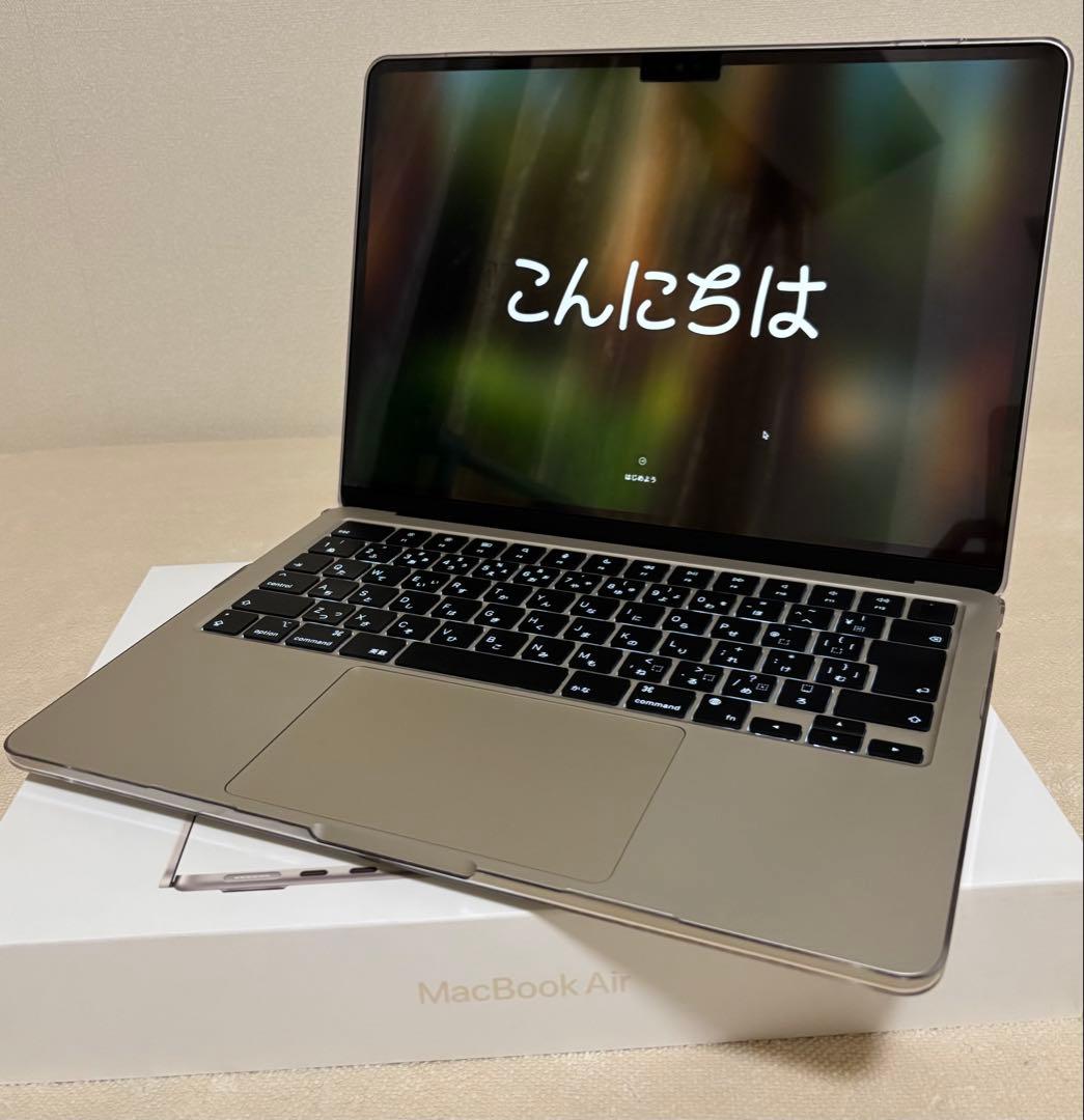【美品】MacBook Air M2 8GB 256GBSDD MacBook Air 15インチ Apple M2チップ搭載モデル [2023年モデル /SSD