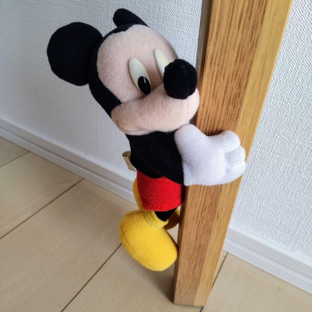ミッキー ミニー ぬいぐるみバンド クリップ レア