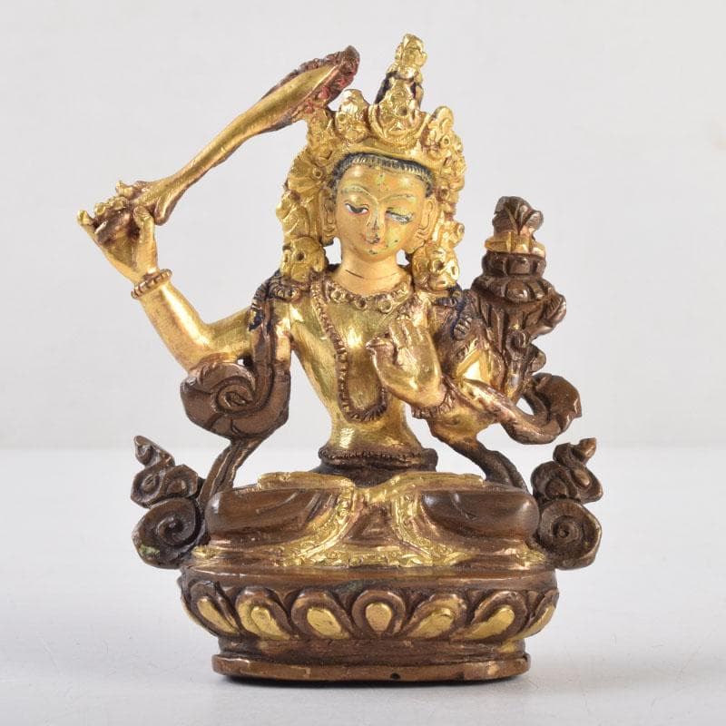仏教美術 古銅鍍金 チベット仏 仏像 置物 V 9227の通販はau PAY