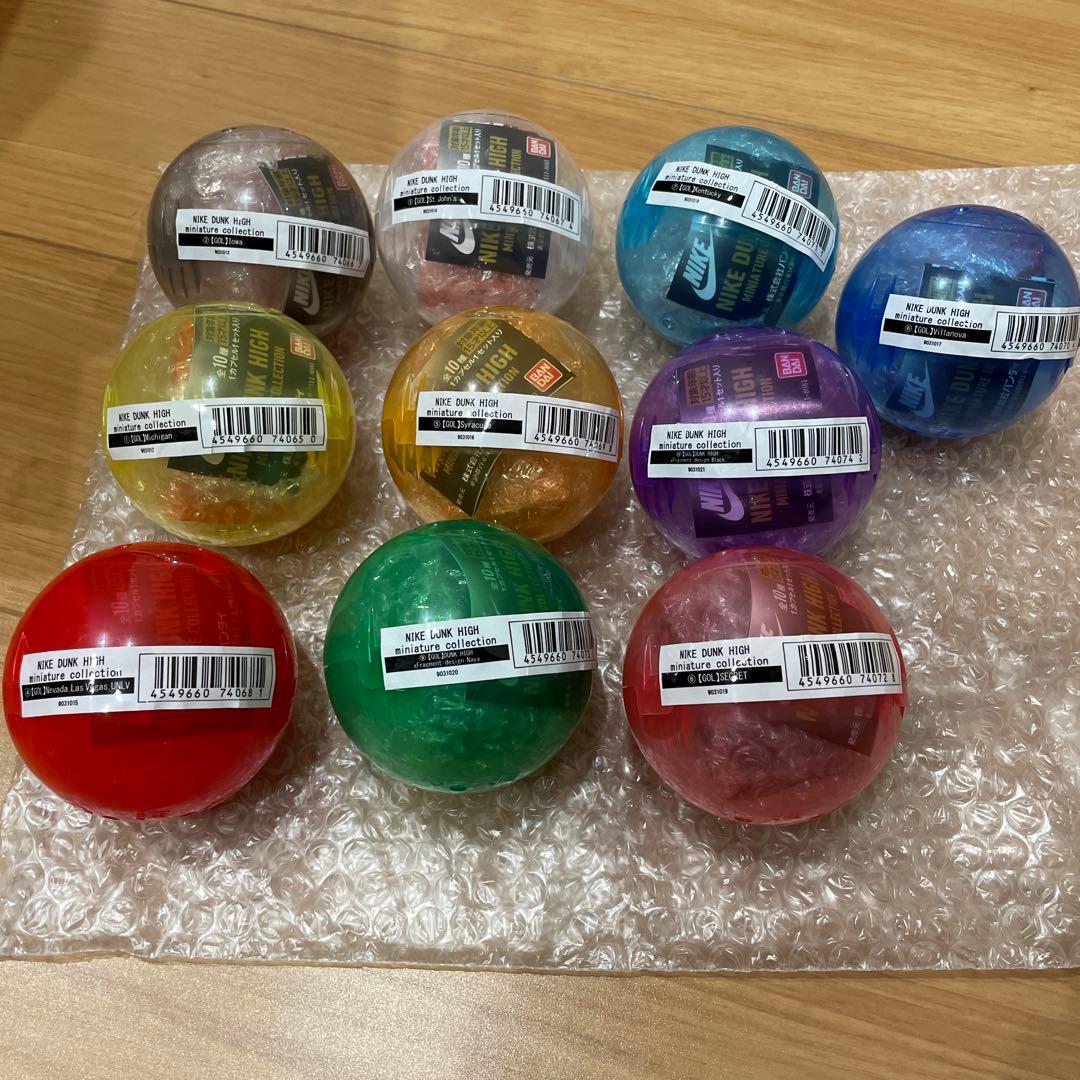 NIKE DUNK HIGH スニーカーガチャ 全種 コンプリート - メルカリ