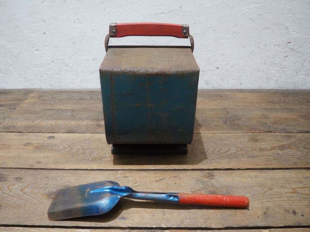 1393 アンティーク コールボックス 炭入れ バケツ 薪ストーブ 暖炉