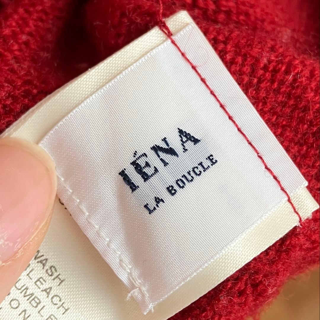 鮮やか過ぎない大人の赤色♫】イエナ カシミア タートルプルオーバー