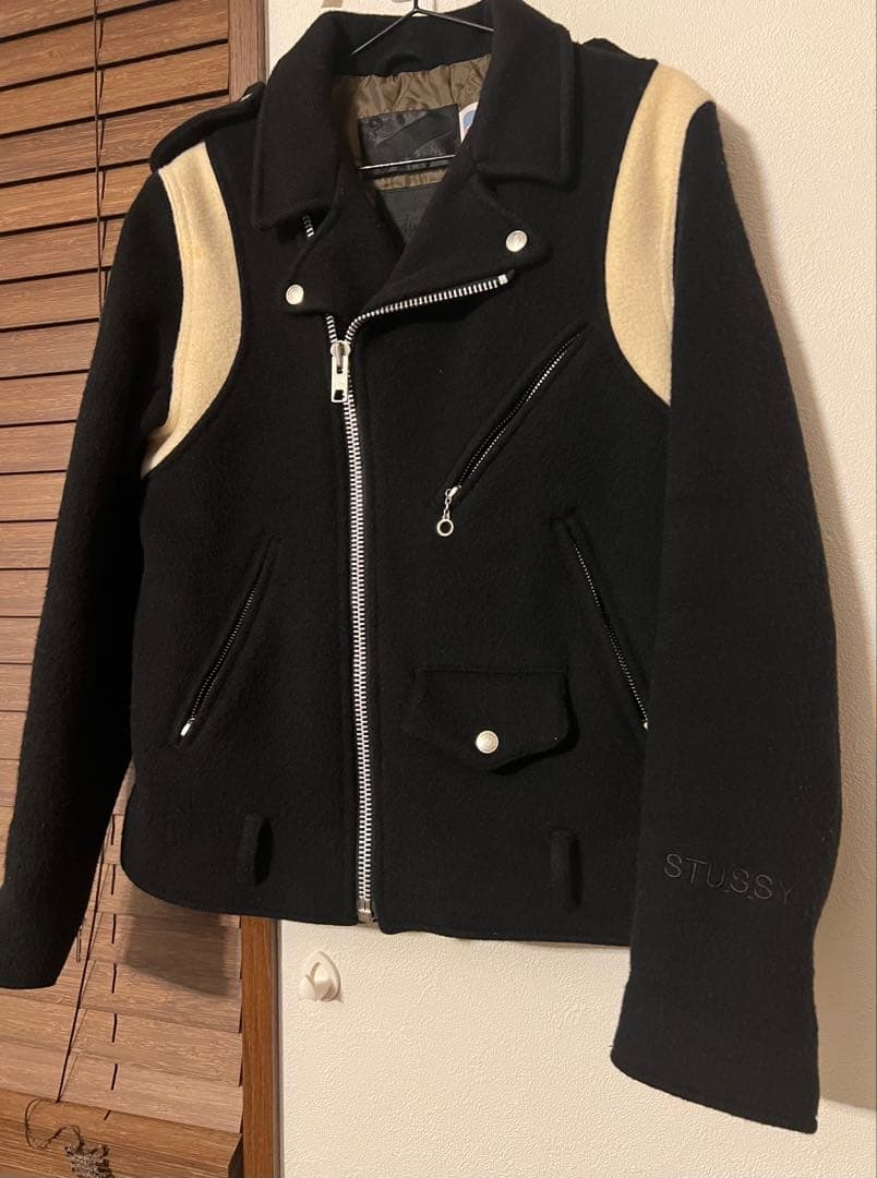 STUSSY × SCHOTT 】ワンスター ライダースジャケット S サイズ - メルカリ