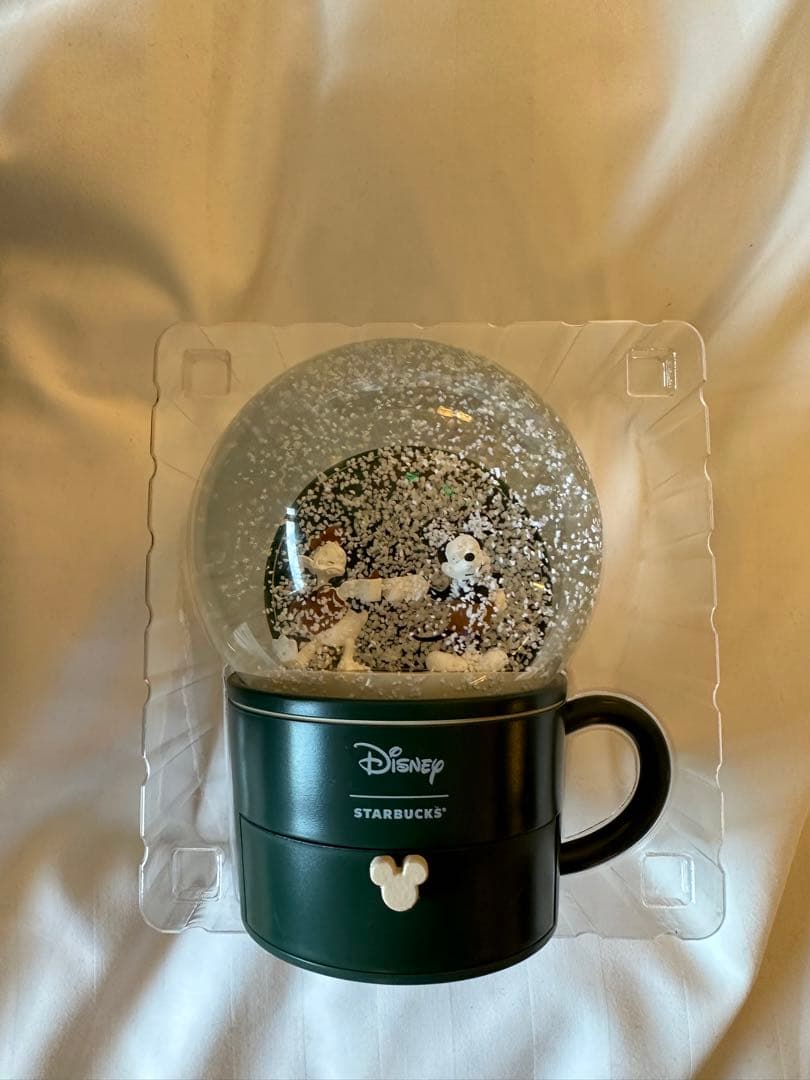 完売品☆韓国スタバ×ディズニーコラボスノードーム☆スノーグローブ