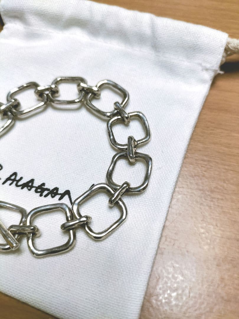 R.ALAGAN ブレスレット　シルバー　18.5cm