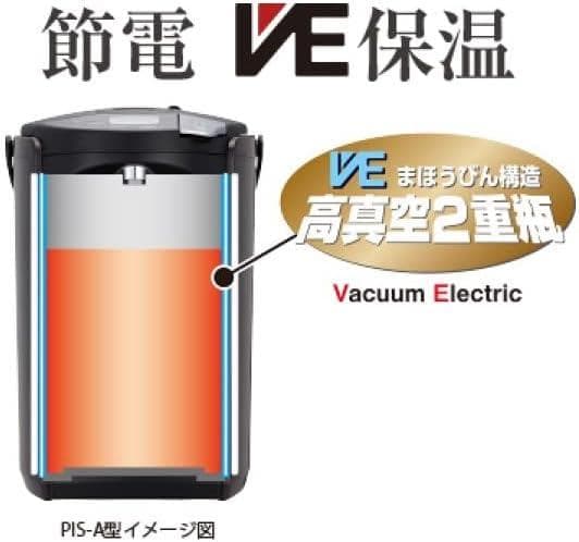 未使用品　タイガー魔法瓶 電気ポット とく子さん 3.0L PIS-A301-T