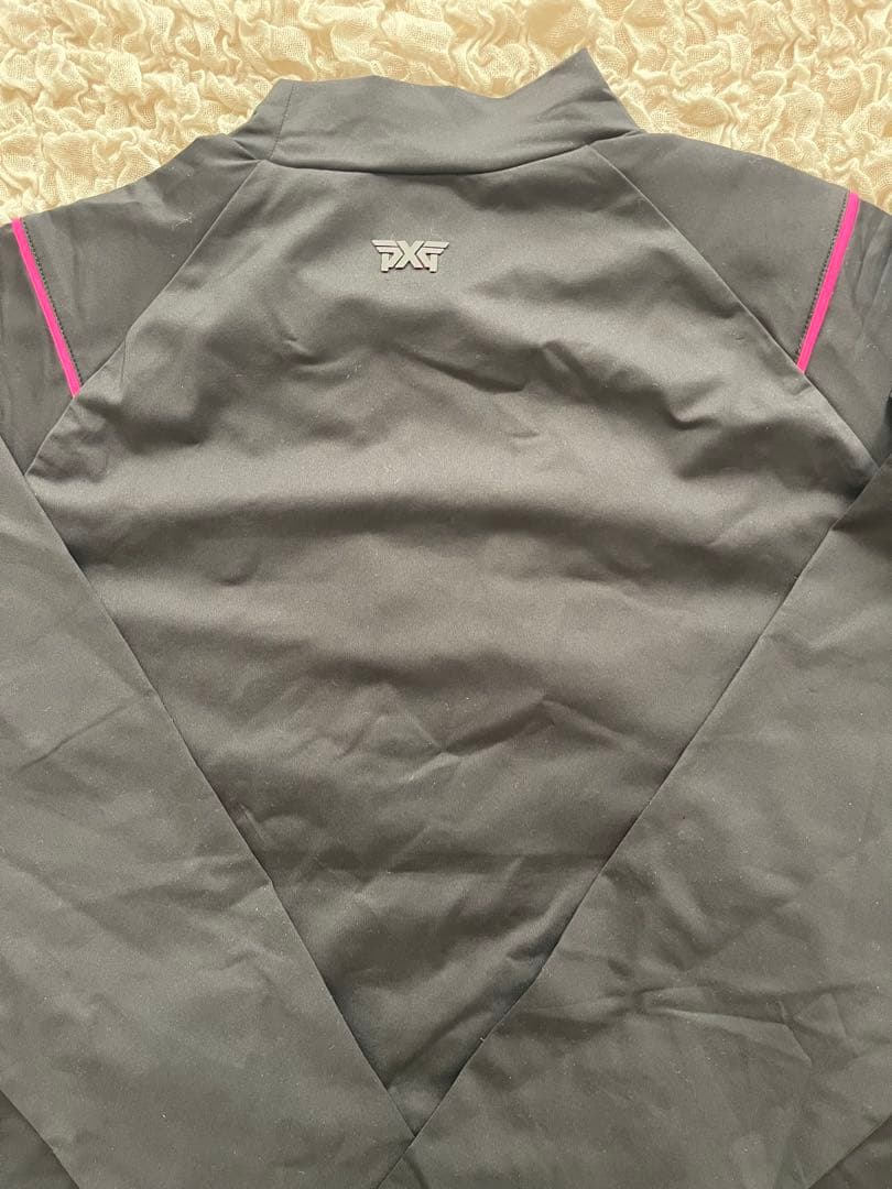 PXG レディース 長袖ハイネックシャツ ブラック/ピンク 新品Lサイズ