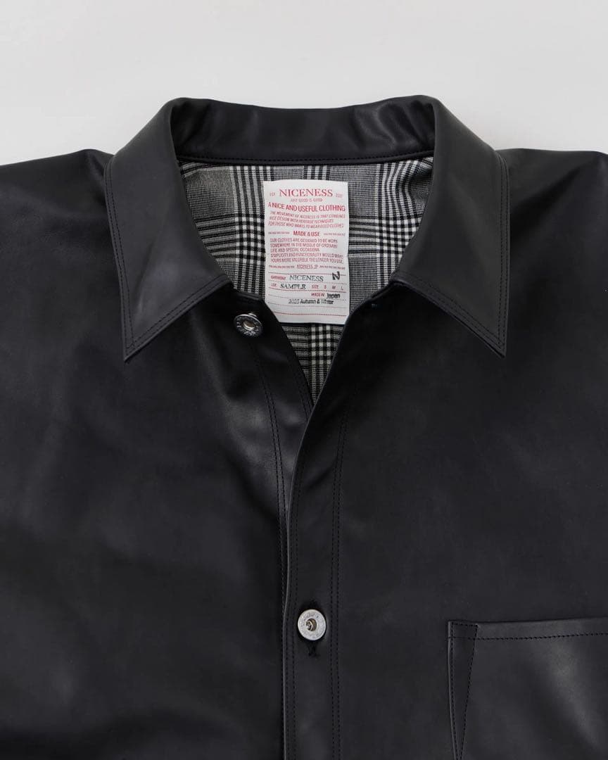 最終価格！NICENESS GUNN OILED LEATHER TRUCKER - メルカリ