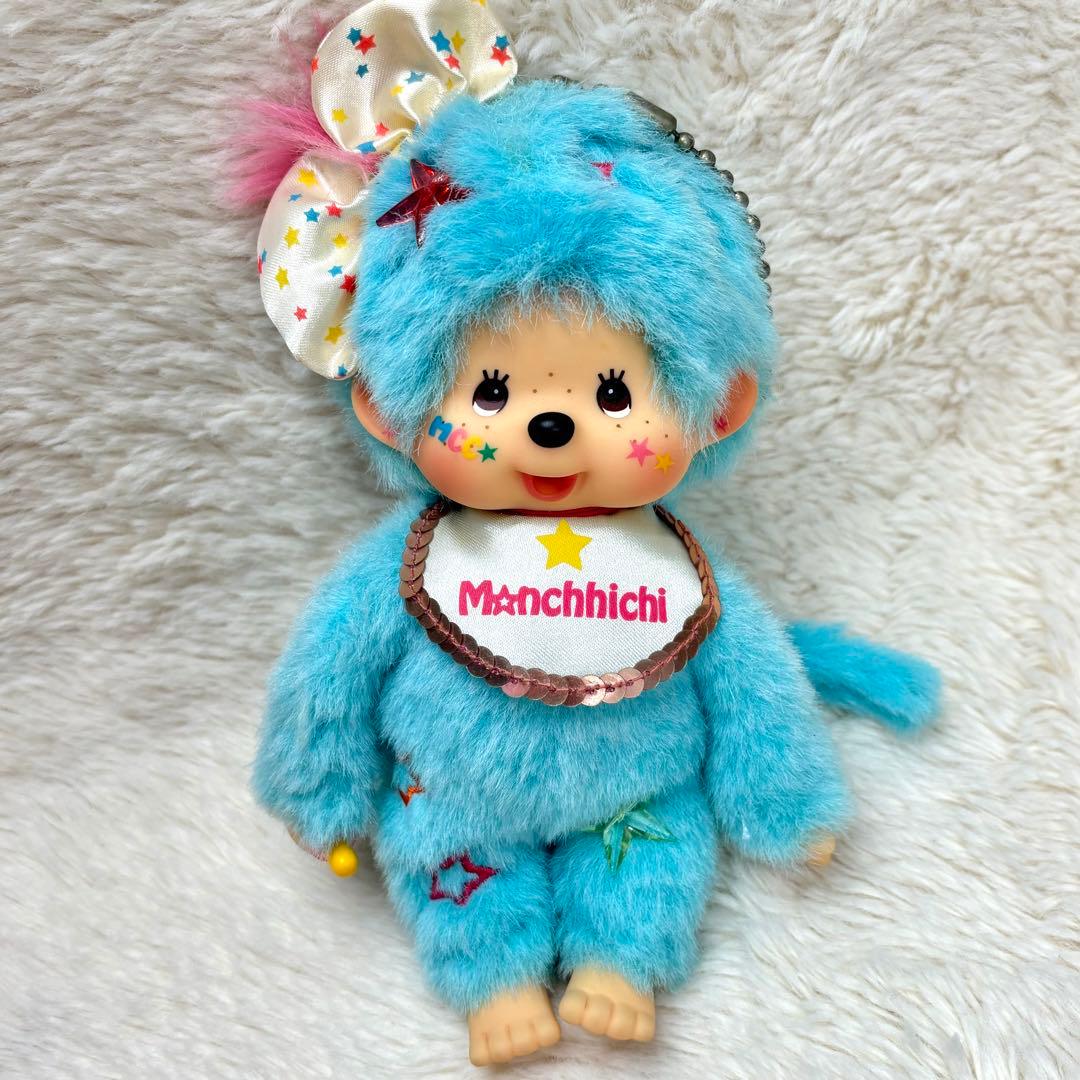 モンチッチ✨オトナラボ コラボ ブルー ぬいぐるみ キーホルダー