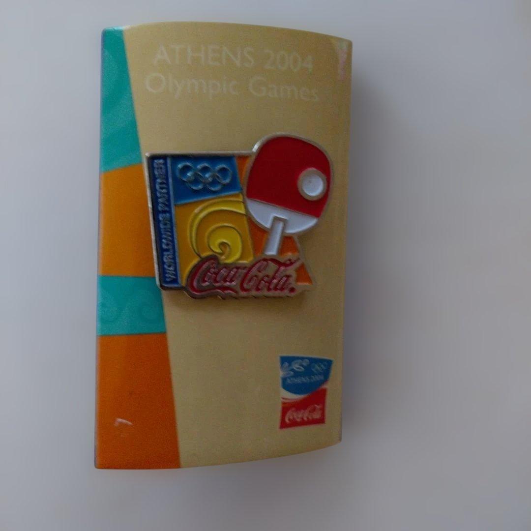 非売品 コカ・コーラ×アテネオリンピック2004 ピンバッジ - メルカリ