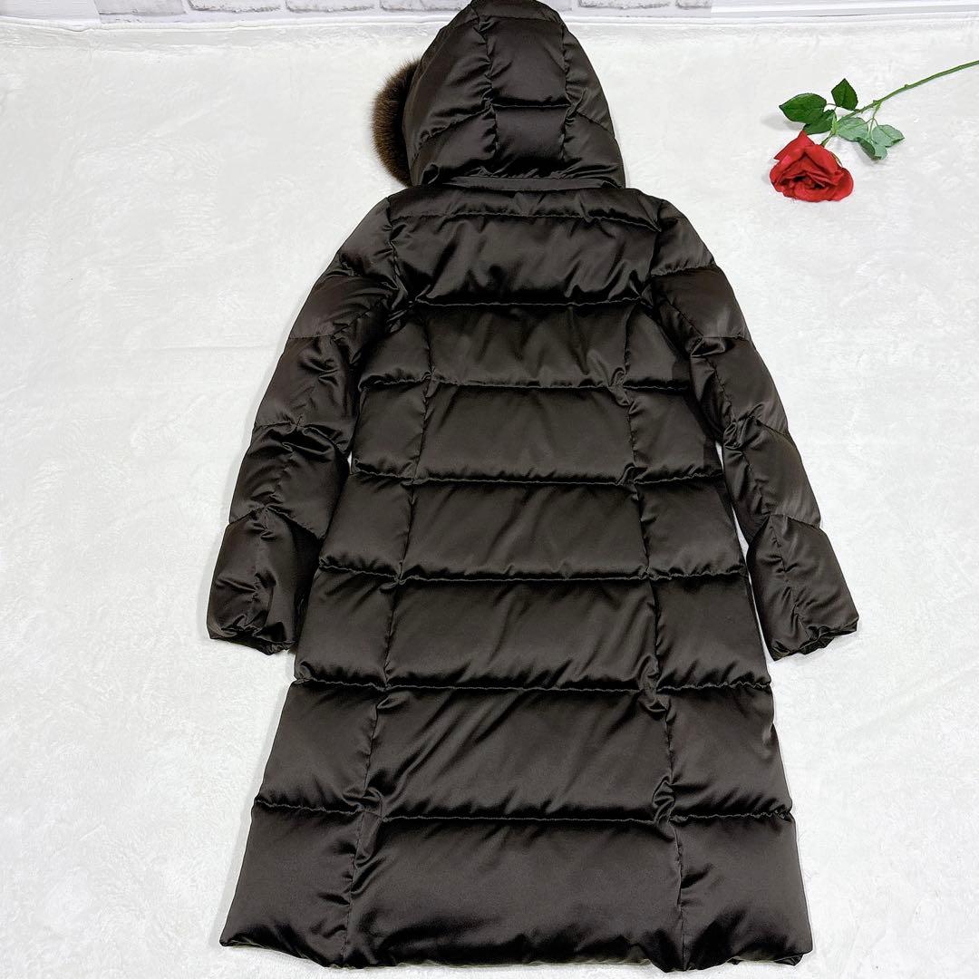 未使用✨ マッキントッシュ ロンドン ダウンコート ファー 38 ブラウン