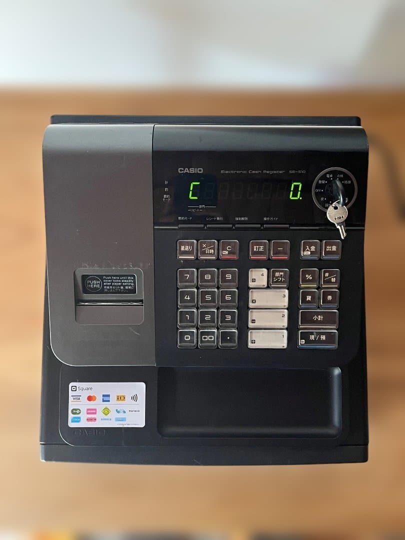 レシートロール付き】CASIO 電子レジスター SE-S10 - メルカリ