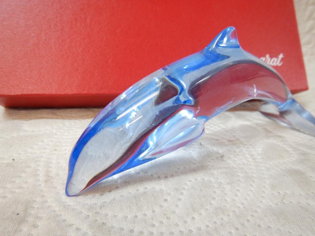 バカラ　イルカ　置物　15.5ｃｍ
