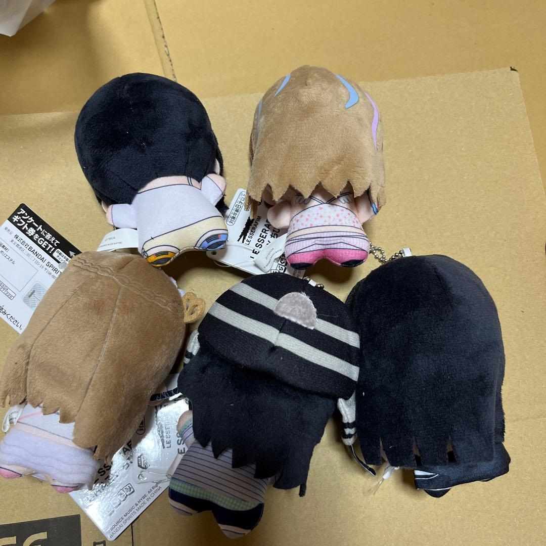 LE SSERAFIM ルセラフィム CRAZY ちびぐるみ 全5種 ナムコ限定 - メルカリ