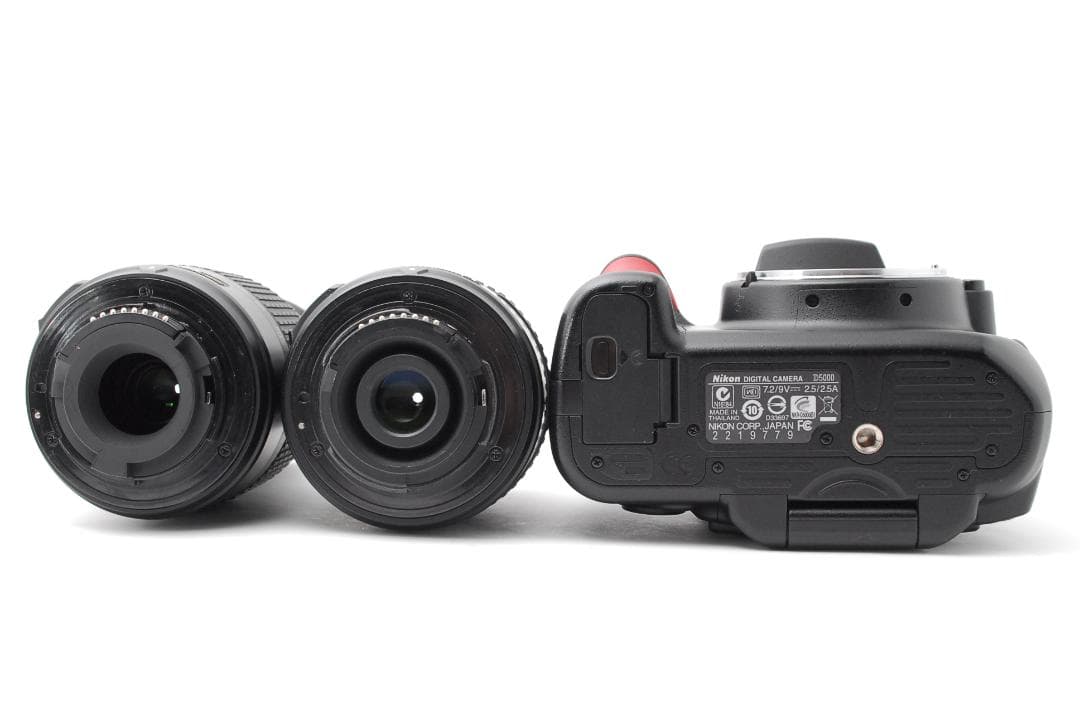 使用感少美品】ダブルレンズ Nikon D5000 スマホ転送 自撮り 動画