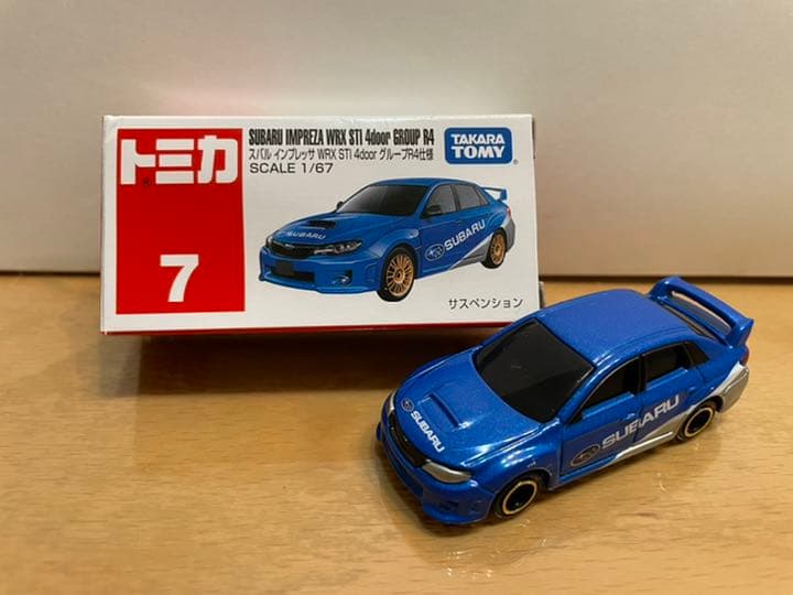 値下げ】絶版 トミカ No.7 スバル インプレッサ WRX STI - メルカリ