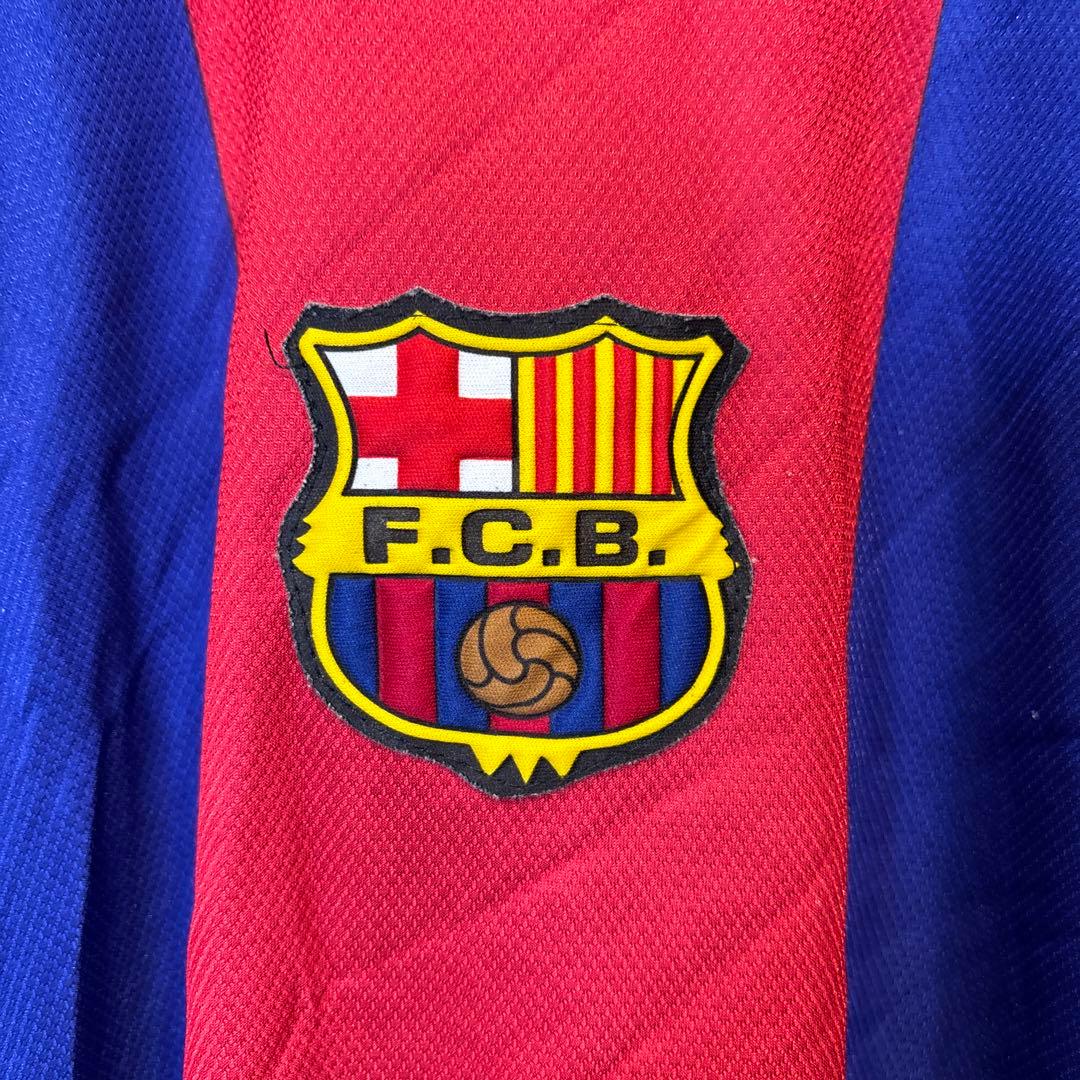 90s バルサ バルセロナ リバウド 公式ユニフォーム 半袖 ゲームシャツ