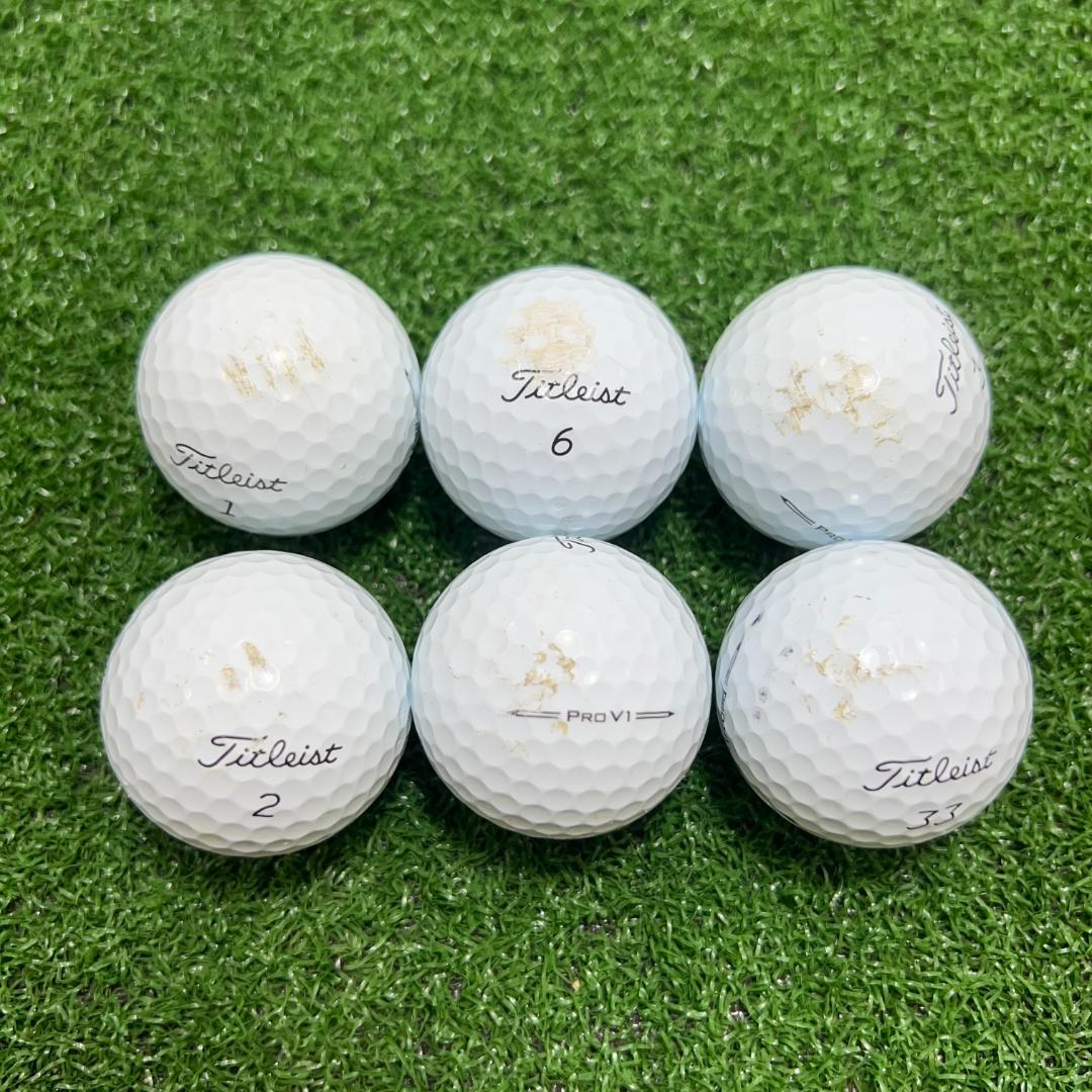 B41】Titleist PROV1 2023年 白 ロストボール 24球 - メルカリ