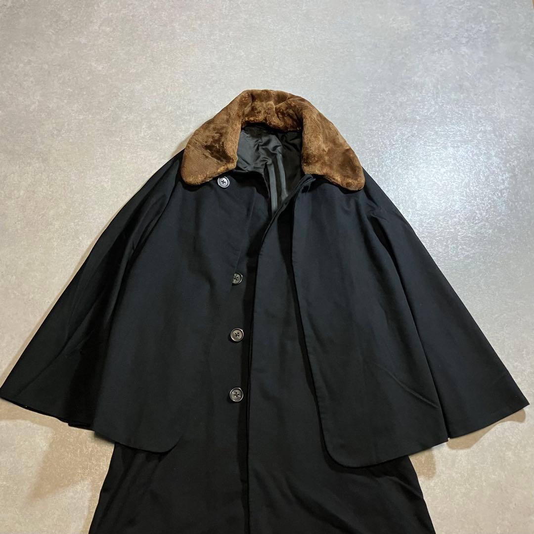 トンビコート インバネスコート 黒 文豪 昭和 大正ロマン ヴィンテージ