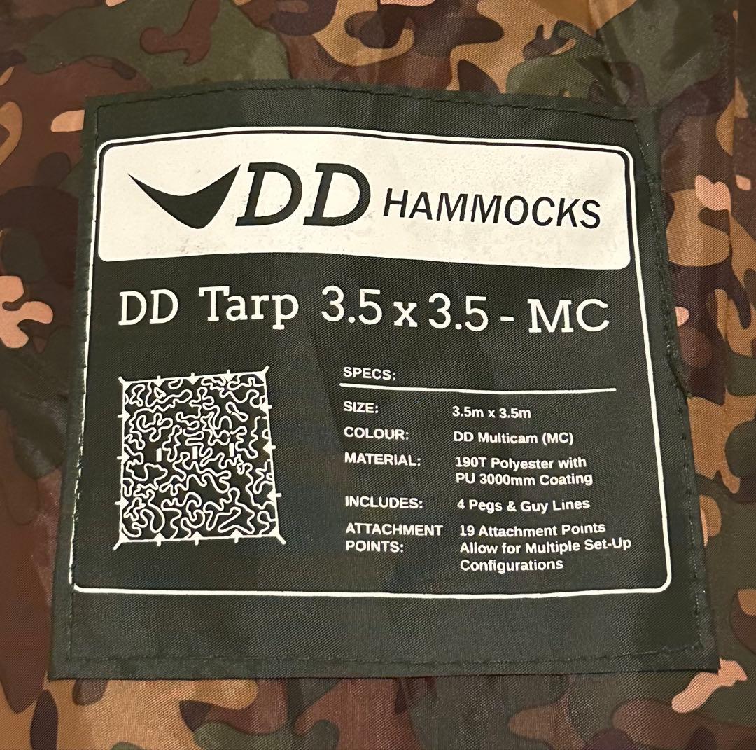 DD Tarp 3.5 x 3.5 MC DOD ポール セット売り - メルカリ