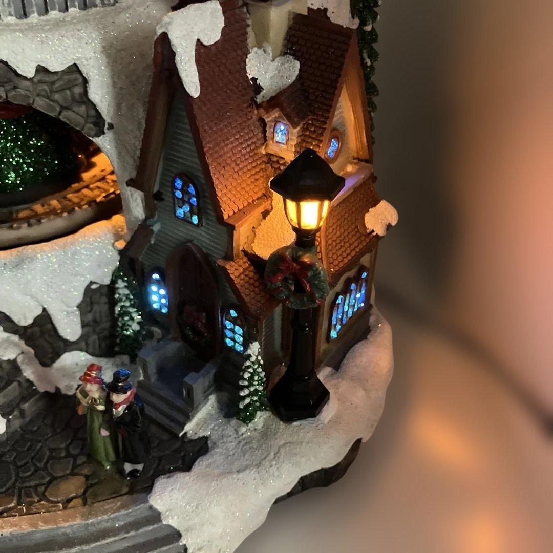 コストコ Village Scene ホリデータウン クリスマス オルゴール - メルカリ