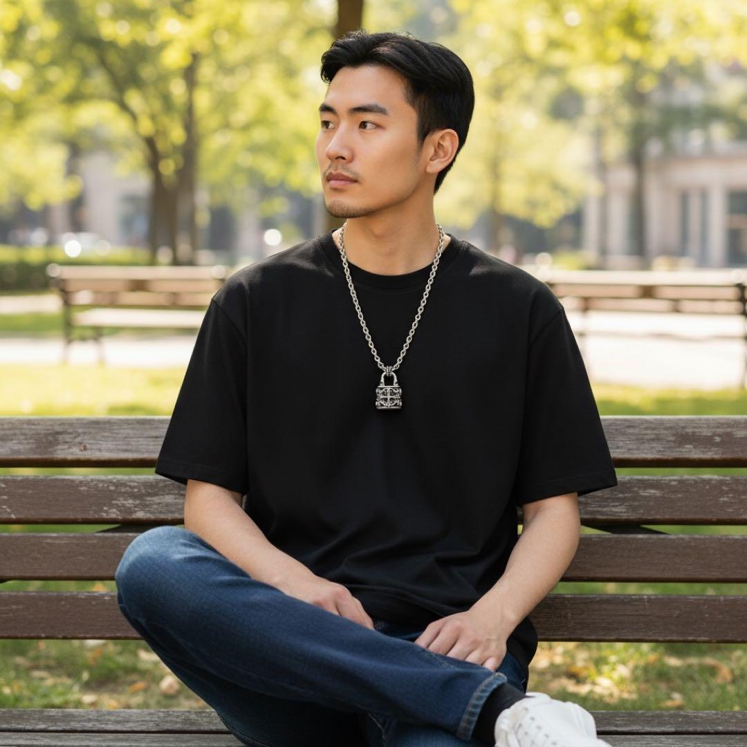 《美品》ディールデザイン ペルソナパドロック ペンダント シルバー 925