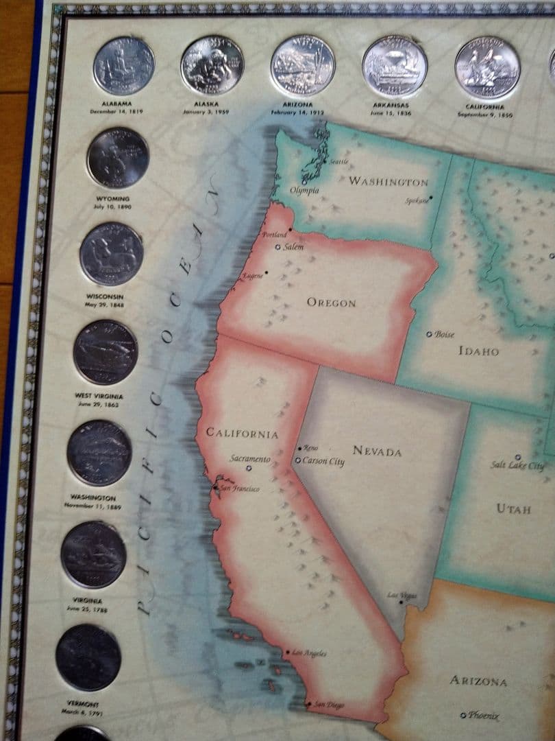 ミュージシャン US 50 STATE 25cent COLLECTION