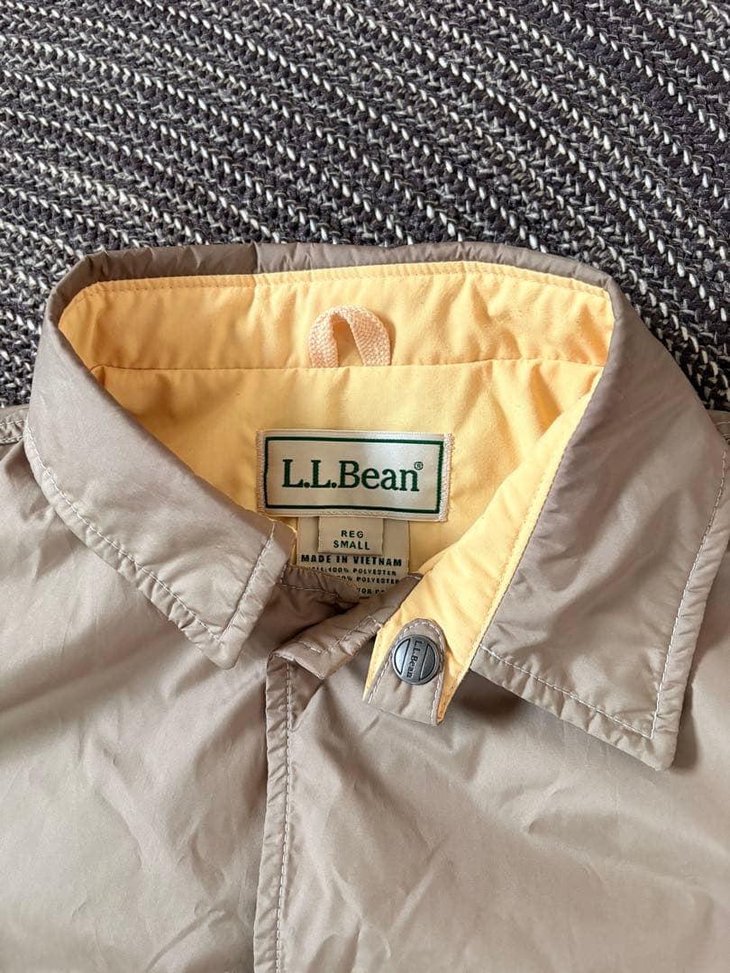 【美品】L.L.Bean ナイロンジャケットREG smallの表記だがL相当