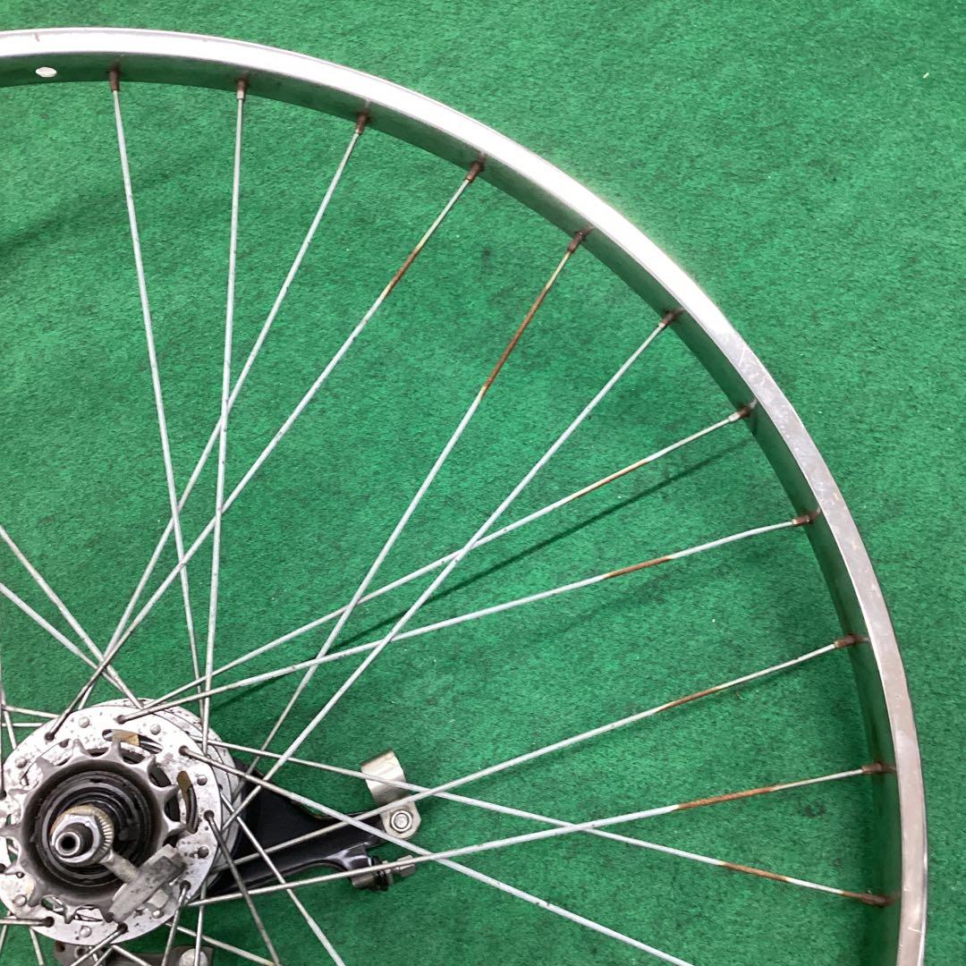 ステンレスリム　後輪 27x1-3/8 内装3段　27インチ ローラーブレーキ