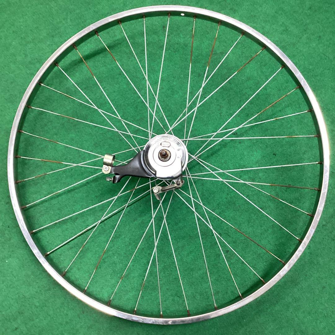 ステンレスリム　後輪 27x1-3/8 内装3段　27インチ ローラーブレーキ