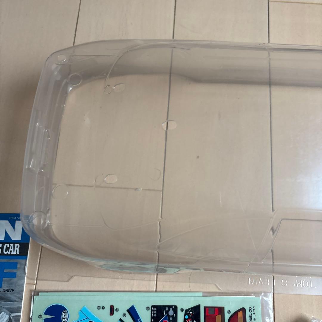 タミヤ　ラジコン　トムスレビン　スペアボディ　ホイールセット　ビンテージ