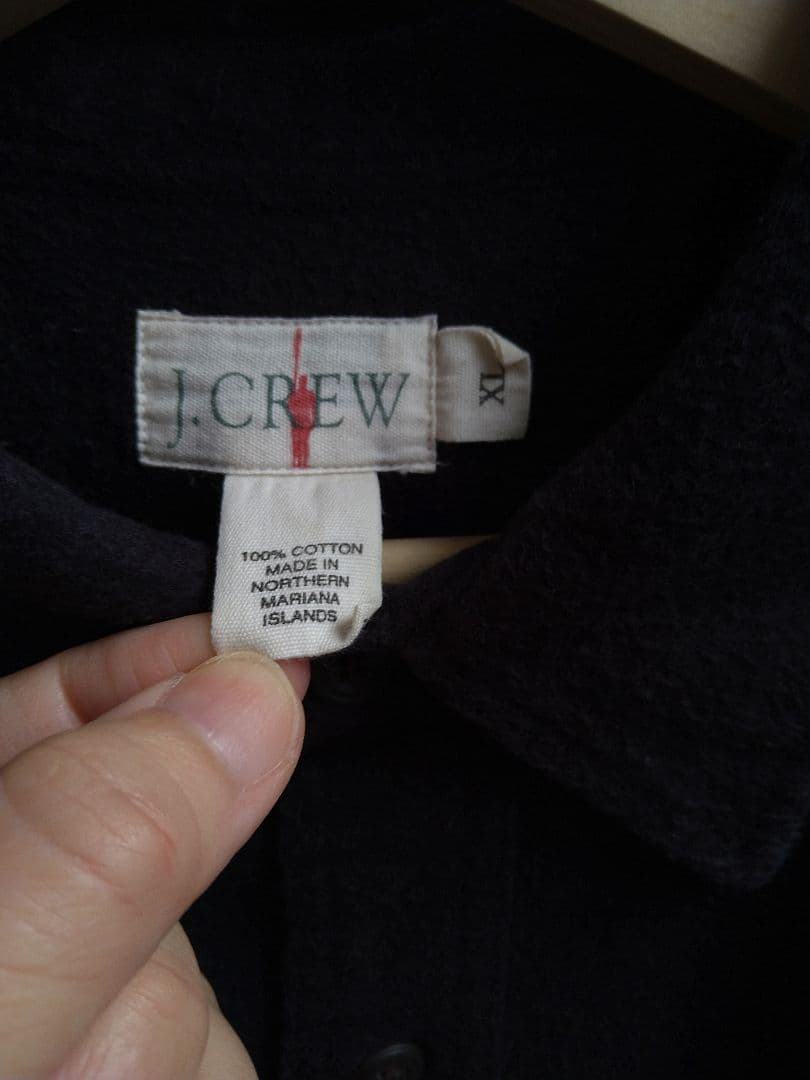 90年代 jcrew 巨人タグ ブラック 黒 シャモアシャツ ビンテージ - メルカリ