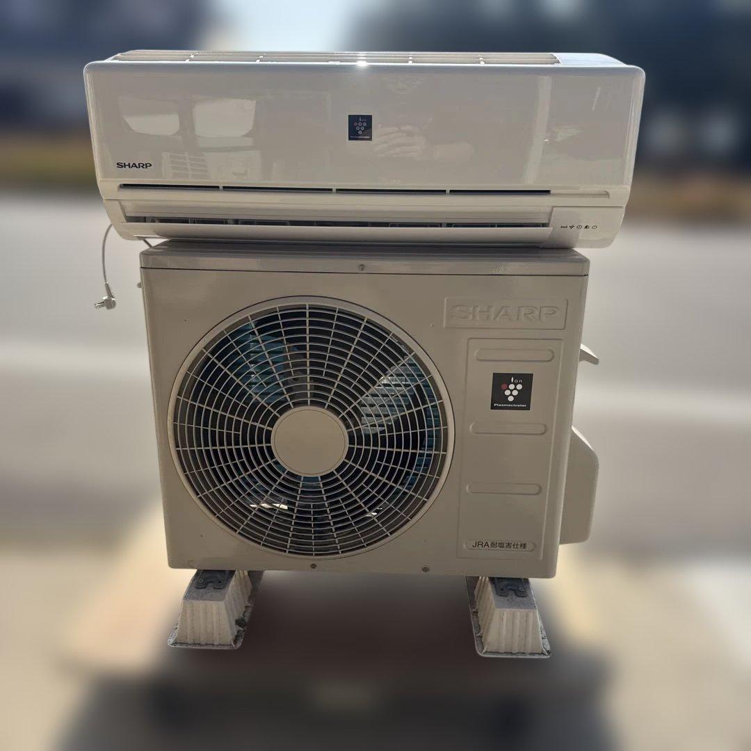 ルームエアコン AC-P22AW SHARP 容量2.2kw 6畳～8畳向け Amazon | シャープ ルームエアコン 主に6畳用 単相100V AC-22PFT-W