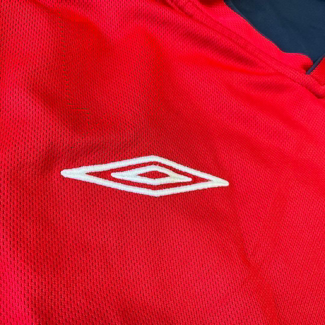 イングランド代表 BECKHAM 7 XL相当 シャツ 長袖 リバーシブル 刺繍