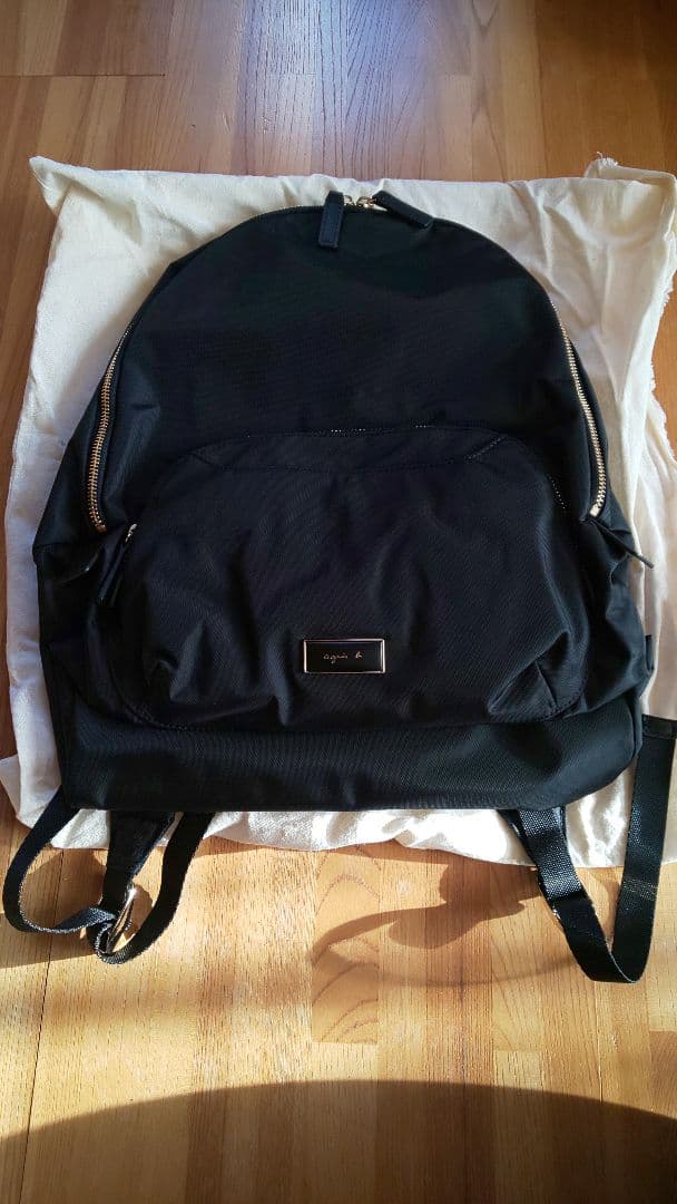 ブラックナイロンリュック トプカピ TOPKAPI ナイロン ポケッタブル 3WAY リュック （ブラック