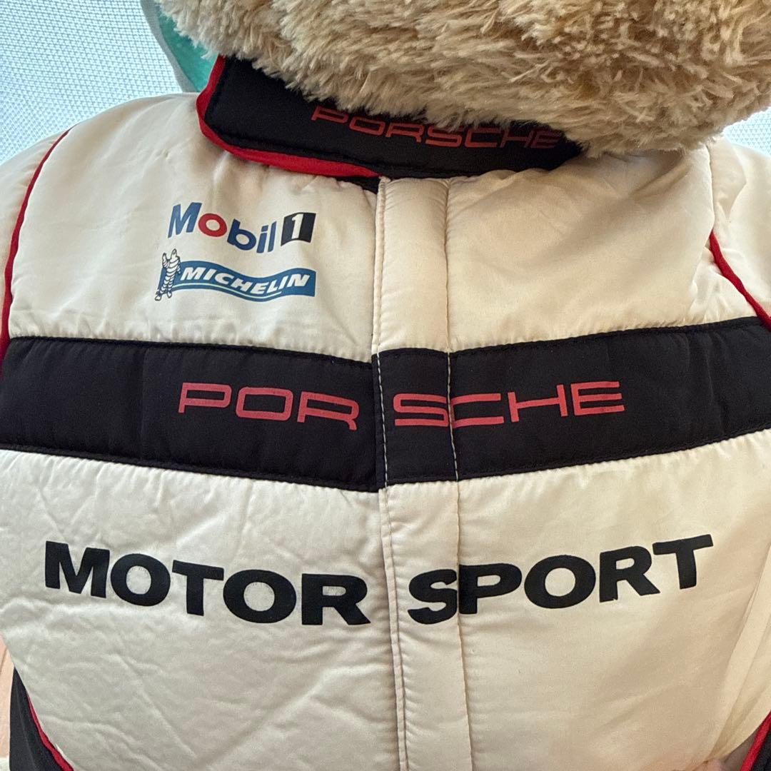 PORSCHE ポルシェ 特大 テディベア レーシングスーツ - メルカリ