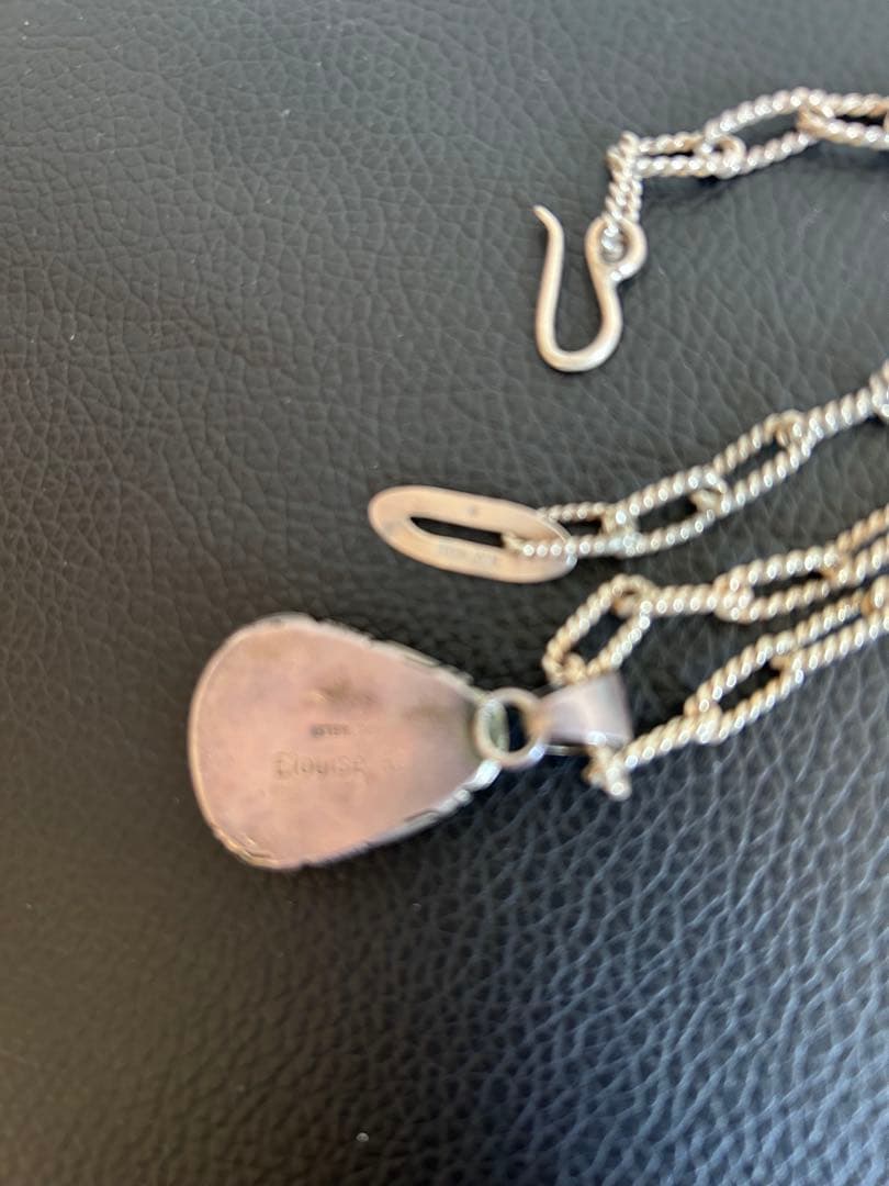 ナバホ ターコイズ Elouise kee 作 フラットヘッド チェーン