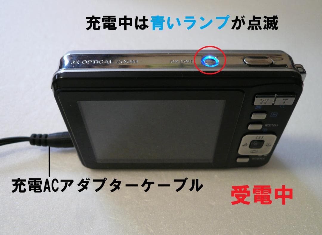 PENTAX☆Optio E85⭐️欧州限定モデル❤️新品バッテリー☆ブラック