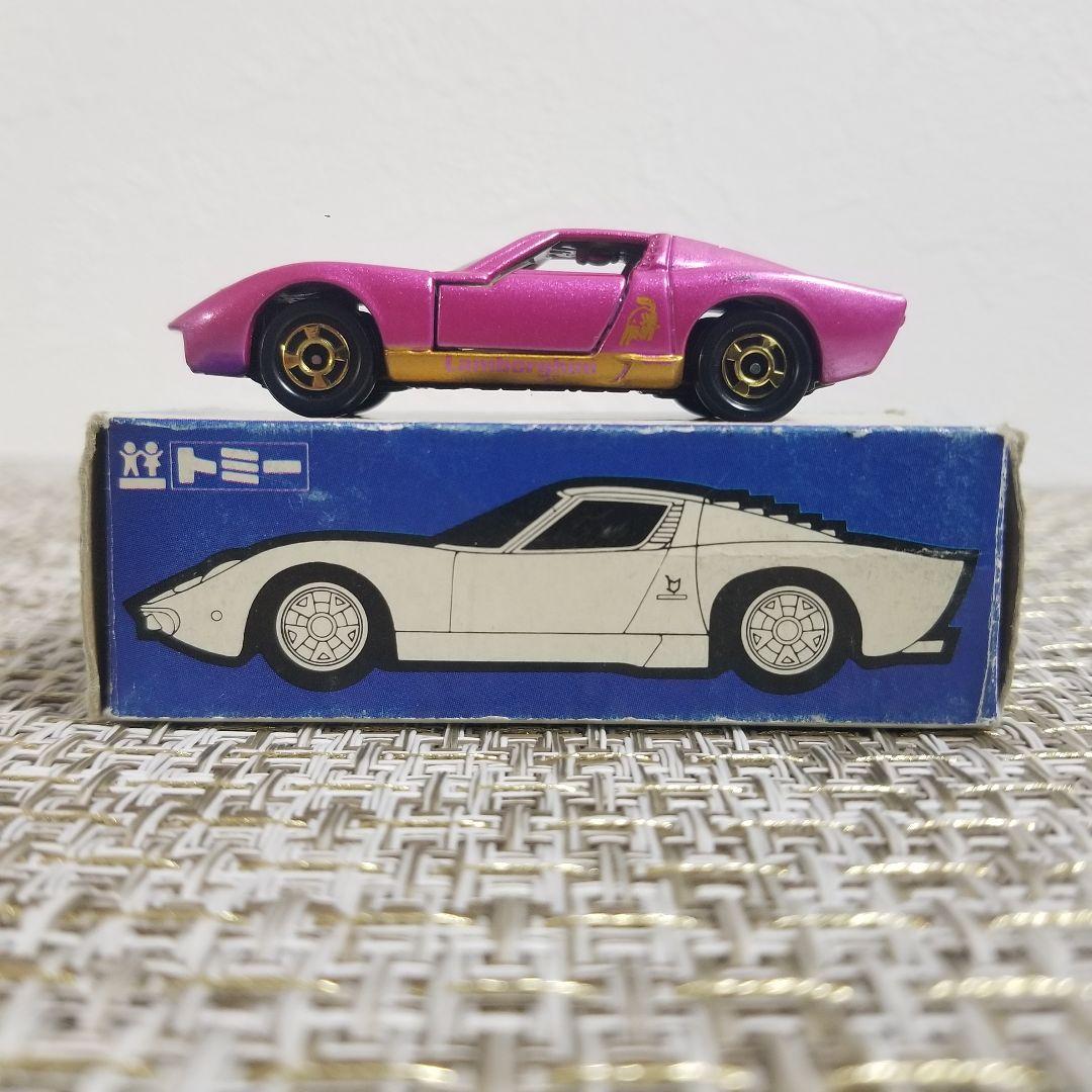 トミカ 青箱 No.F40 ランボルギーニ ミウラ SV ピンク 日本製 - メルカリ