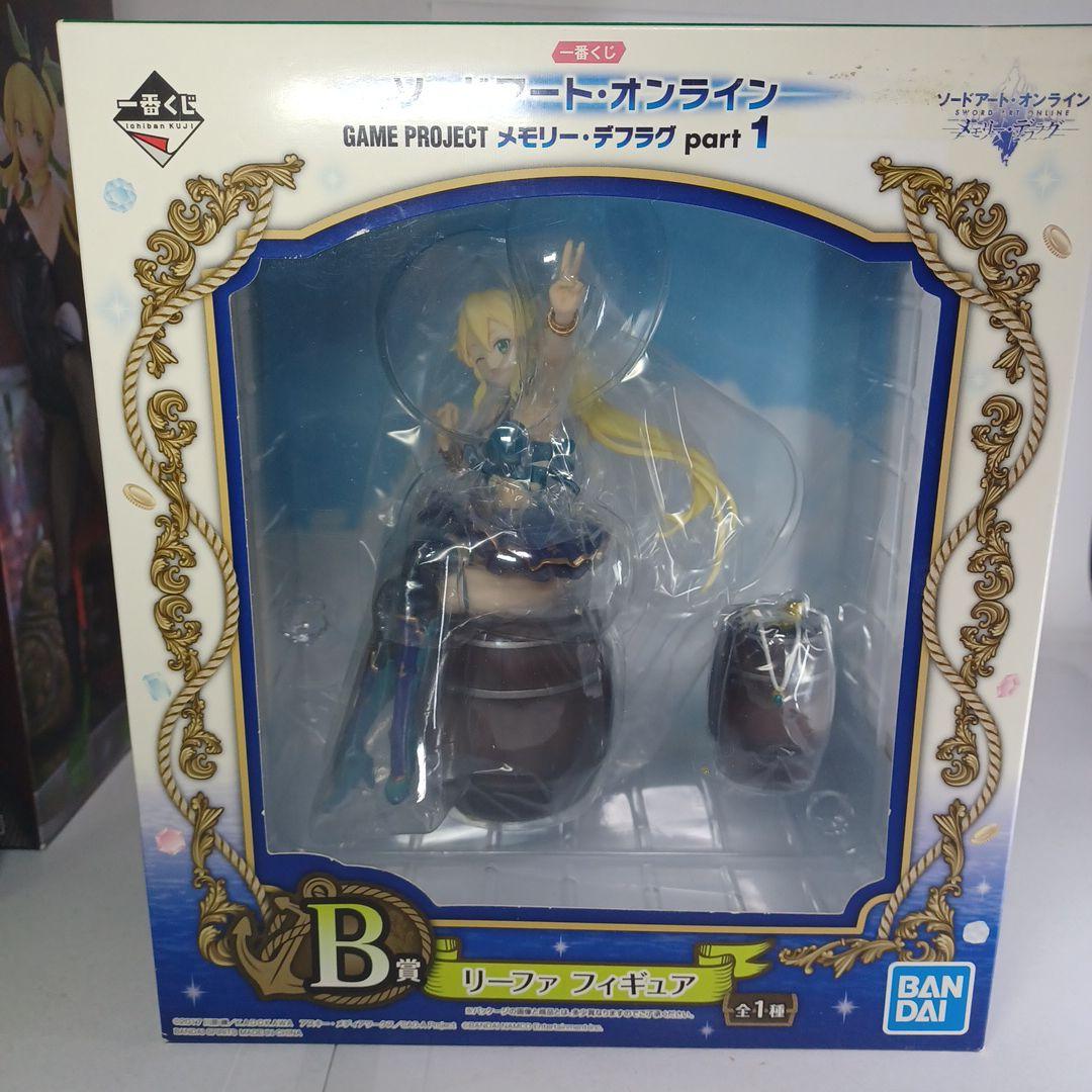 ソードアート・オンライン　フィギュア　リーファ　ぬーどる　くじ　バニー