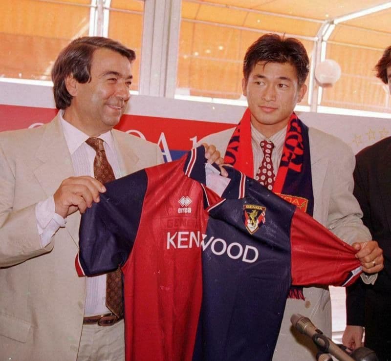94-95 ジェノア 三浦知良 erreaオフィシャル 当時物ユニフォーム