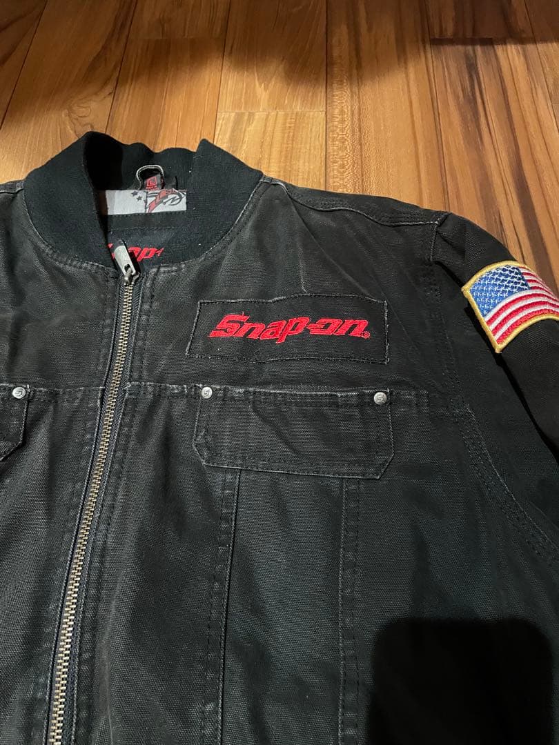 Snap-on ブラック ダックジャケット - メルカリ