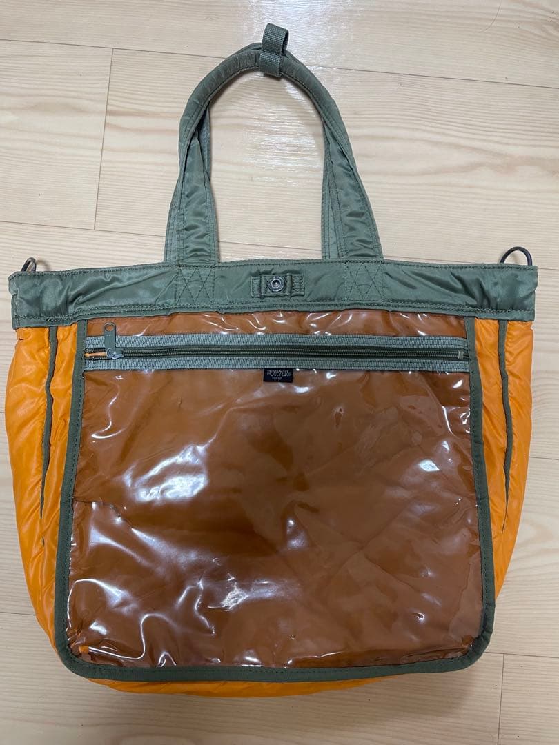 PORTER TANKER 2WAY TOTE BAG セージ 紐なし - メルカリ