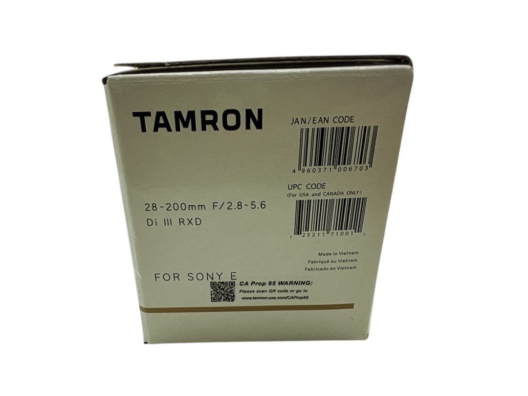 タムロン 28-200mm F/2.8-5.6 ズームレンズ Di Ⅲ RXD