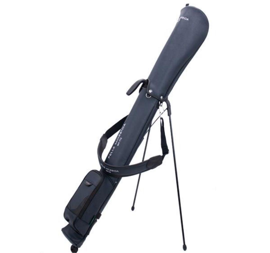 PELLE MORBIDA セルフスタンドキャディバッグ ネイビー　新品 PELLE MORBIDA（ペッレ モルビダ） 3年保証＋ケアセット付 PELLE