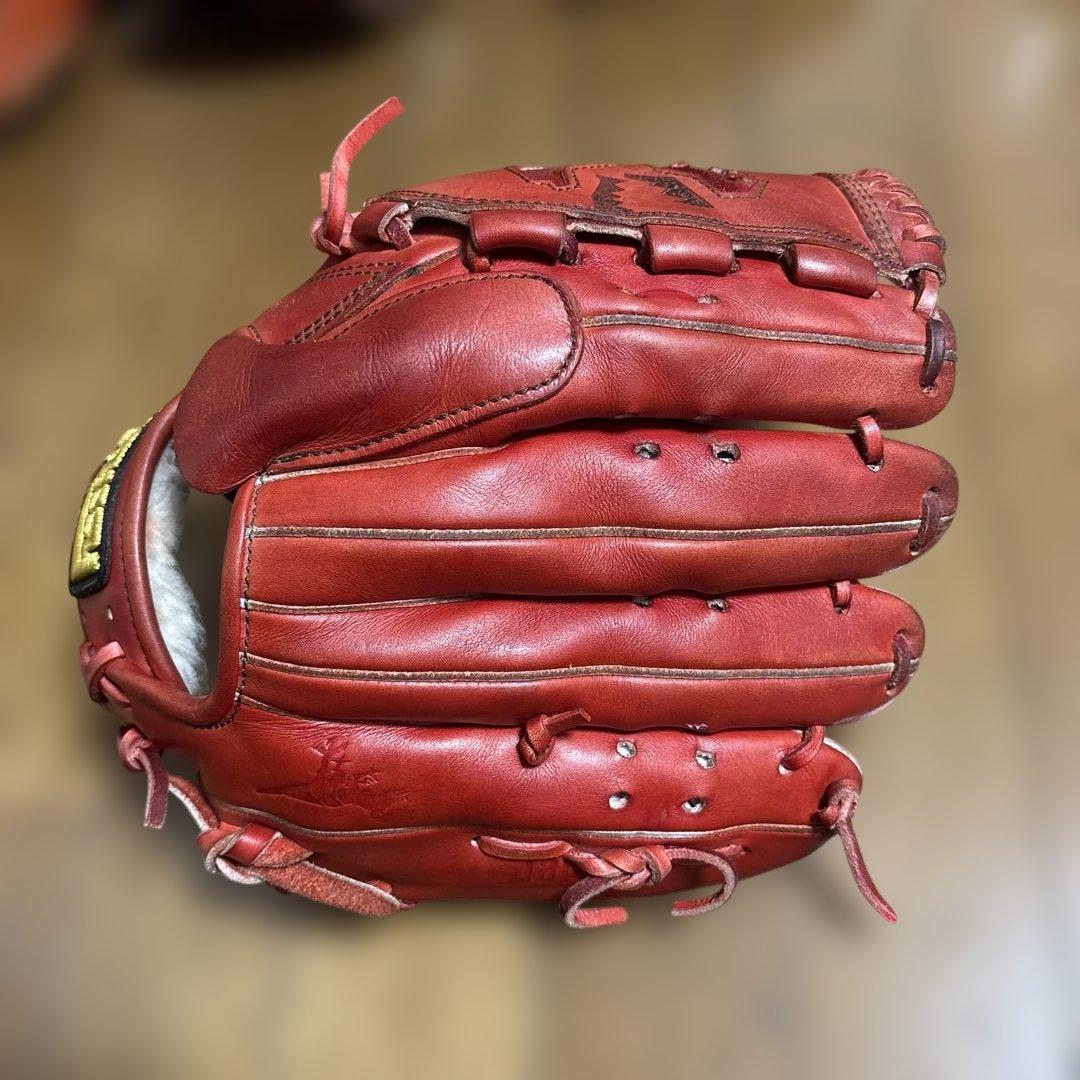 タイシークラフト 左 投手用 赤 グローブ 硬式 - メルカリ