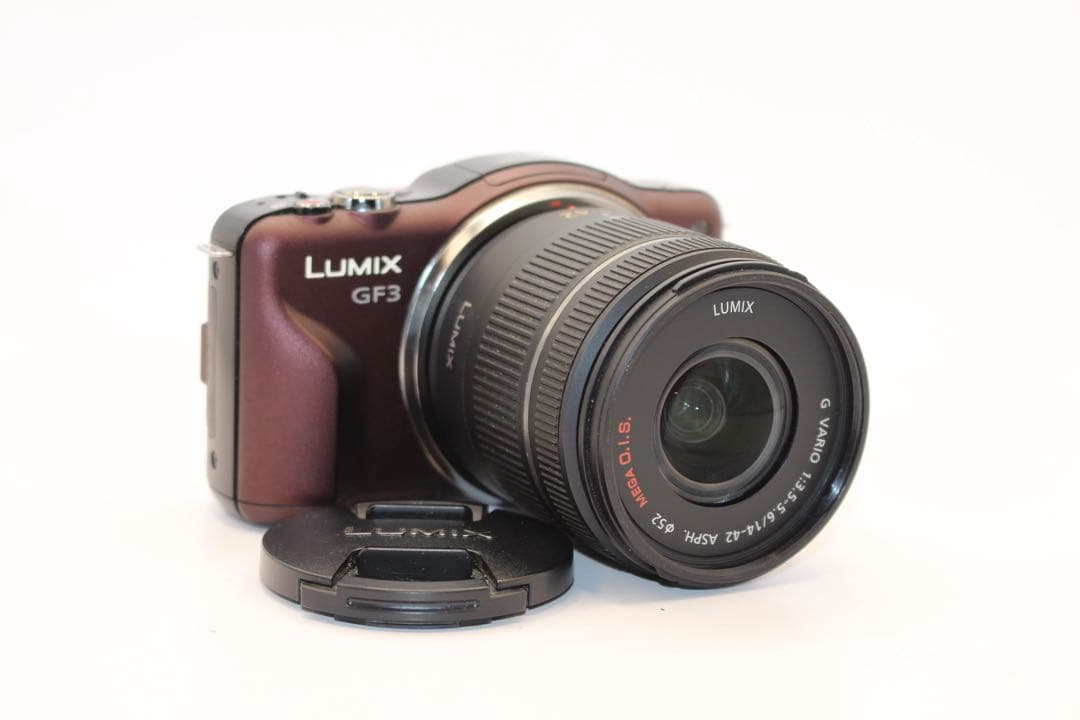 ☆人気カラー☆ショット数4576回☆ LUMIX DMC-GF3 レンズキット - メルカリ