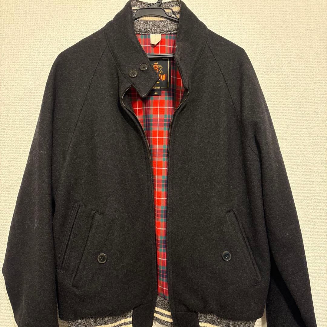 BARACUTA ウールメルトンジャケット サイズ40 BARACUTA ウールメルトンジャケット サイズ40 - メルカリ