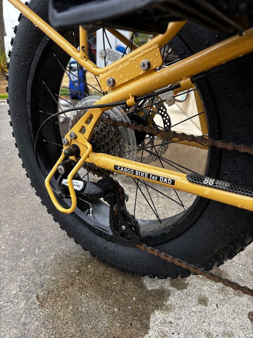 豪華カスタム】88サイクル パパチャリ 子乗せ2人仕様 レインカバー